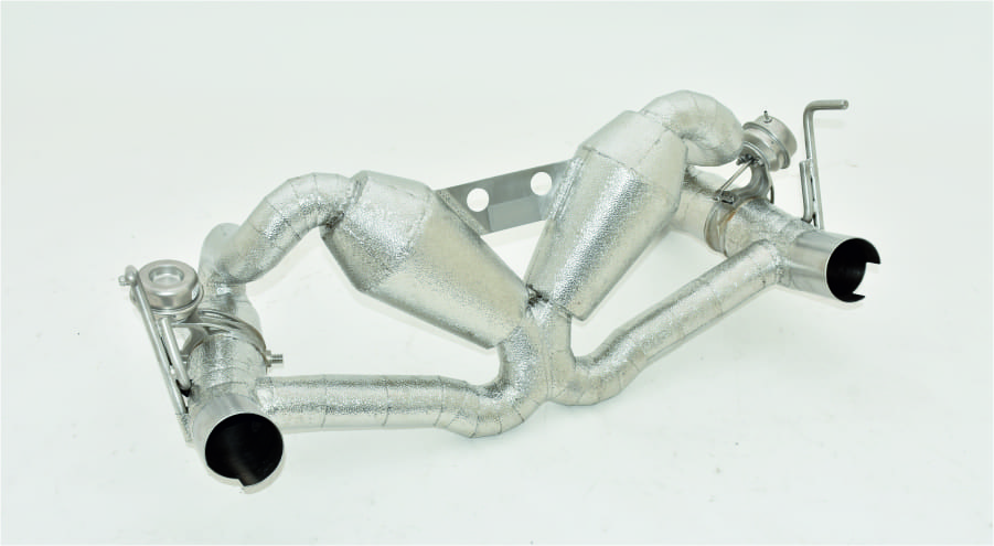 Sports exhaust system with Termo-Intigral insulation